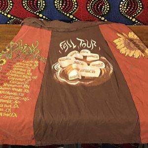 Phish - Handmade Skirt Made From Old T-shirts - Split Open And Melt